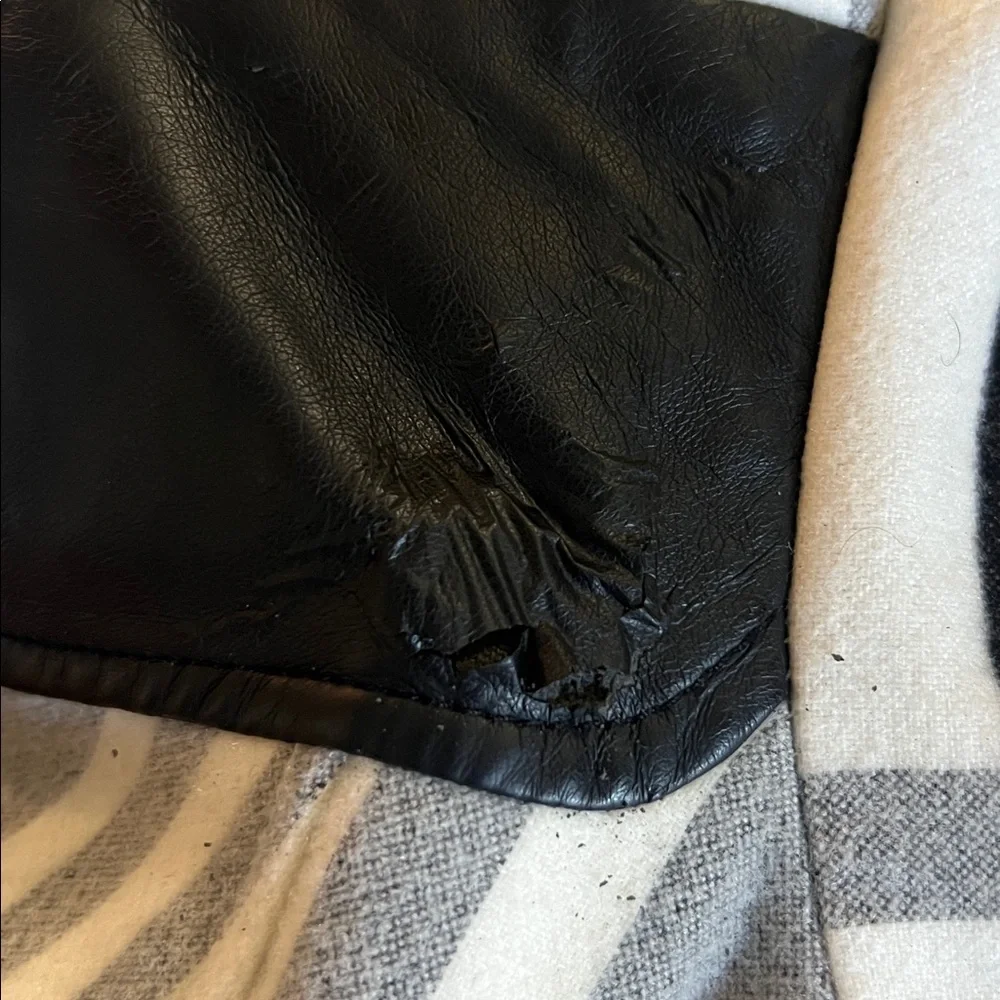 Iz Byer Plaid Pea Coat Size S Black White Preppy Trench Quiet Luxury Classic - Picture 14 of 14